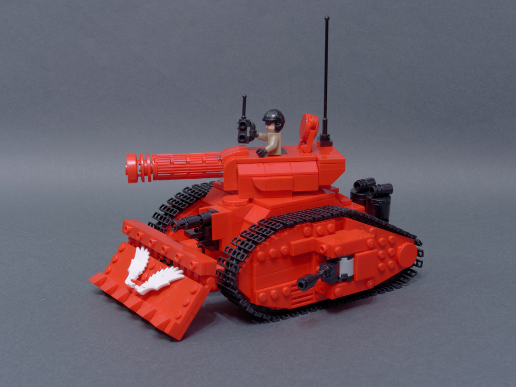 Czerwony czołg bojowy