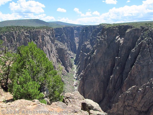 View from Exclamation Point, Black Canyon of the Gunnison National Park, Colorado
