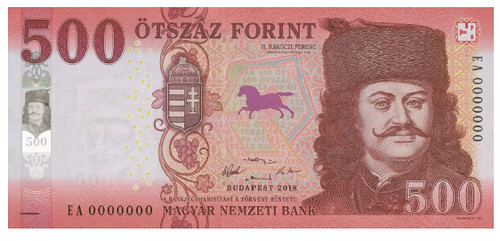 Hungary 500 Forint note