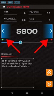 aRacer RCMini5 VVA Switch RPM