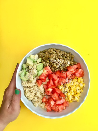 årstiderna organic vegan food box, food ambassador, september 2018 - rainbow bowl