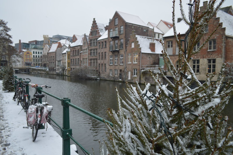 Nieve en Gante