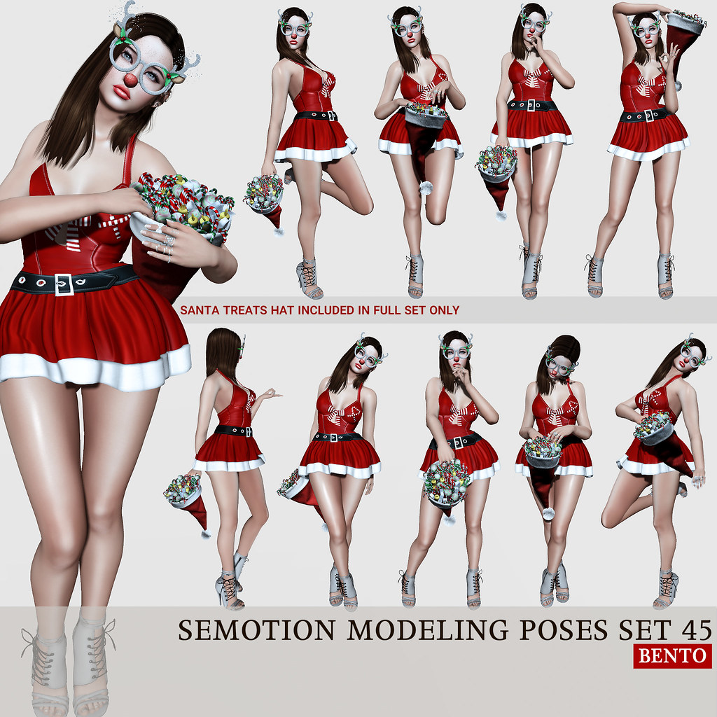 SEmotion Female Bento Modeling poses set 45