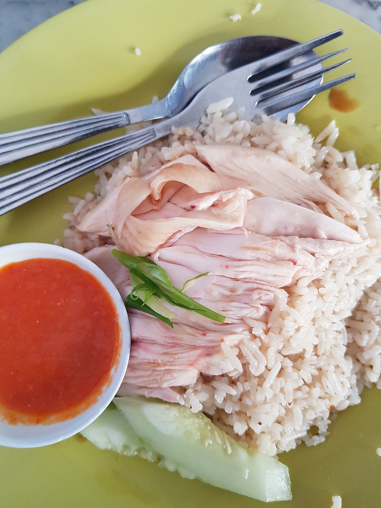海南鸡饭 Hainan Chicken Rice rm$6 @ 寻槟茶室 Cafe Kheng Pin at Jalan Pinang, Georgetown Penang