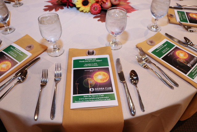 Nebraska Sierra Club Harvest Moon Banquet, 2018