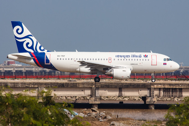 Cambodia Airways A319-100 XU-797 001