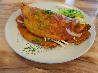 Vegan Omelet at Suburban Cafe