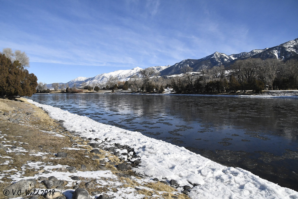 Yellowstone River Absaroka Mountains Viewed From Deerhave Flickr