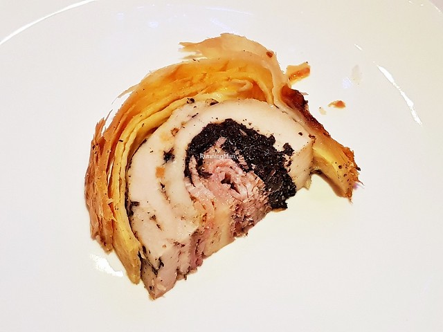 Baked Cordon Bleu Turkey Wrapped With Portobello Duxelle In Puff Pastry