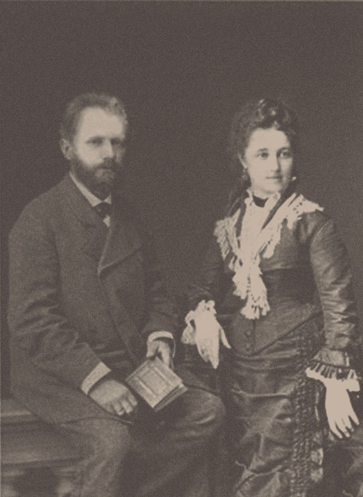 1877. Композитор Петр Ильич Чайковский (1840-1893) с женой Антониной Ивановной Милюковой