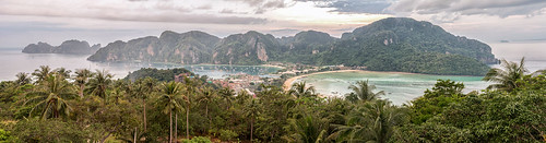 panorama phiphi thailand pano