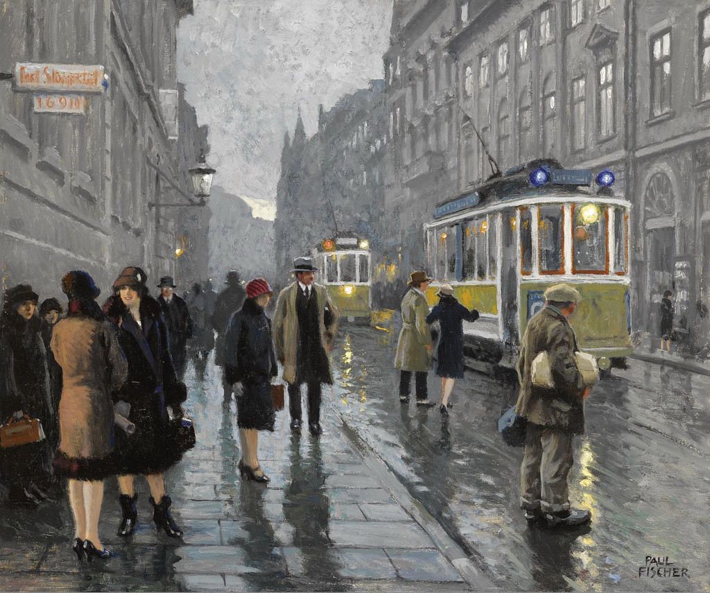 Paul Gustav Fischer «Bredgade i København»
