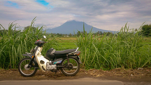 landscape landscapephotography motorcycle nature volcano merapi prambanantemple motorcycleride