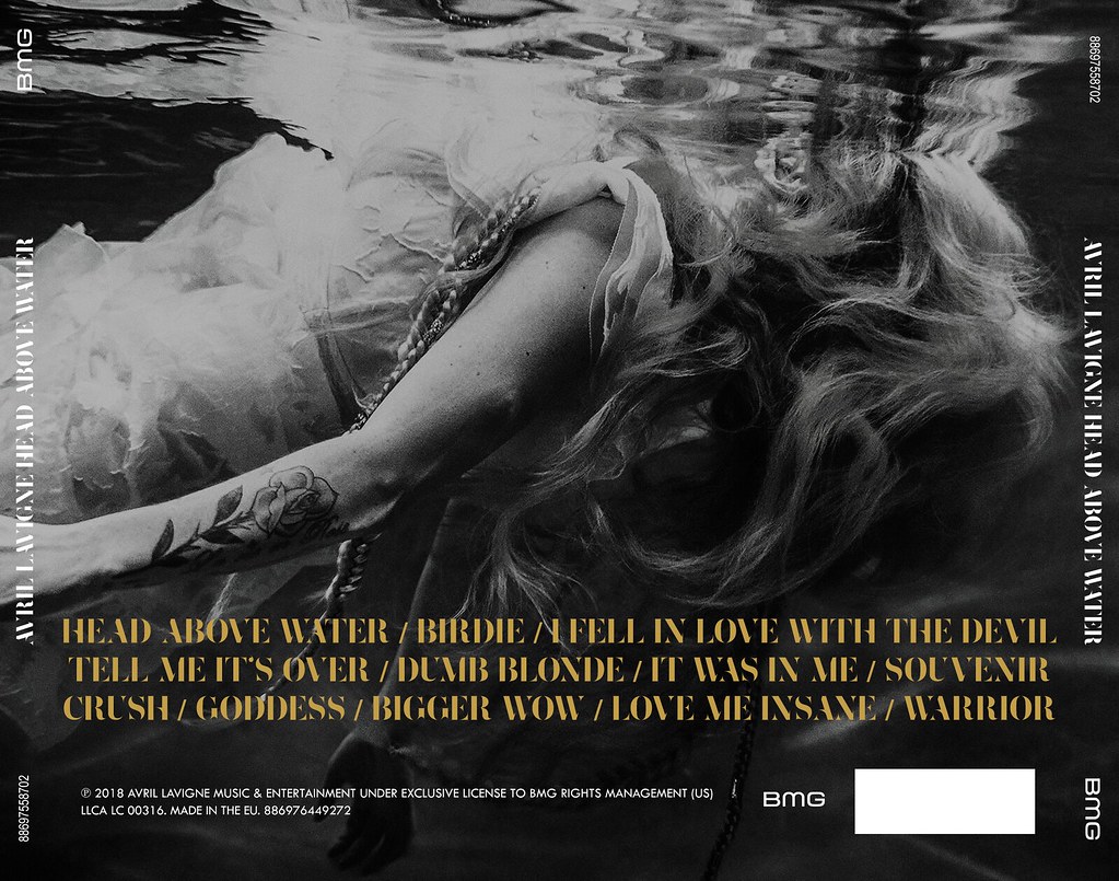 Avril Lavigne Head Above Water Back
