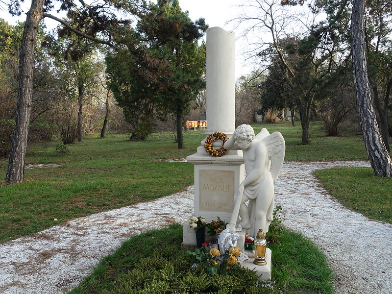 Mozart Grab am St Marxer Friedhof