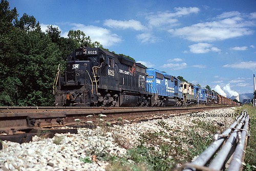 robert tokarcik conrail cp conpit railroads trains railways locomotives new florence pa pennsylvania emd ge