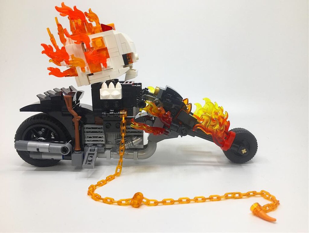 Brickheadz Vehicles Ghost Rider Hell Cycle