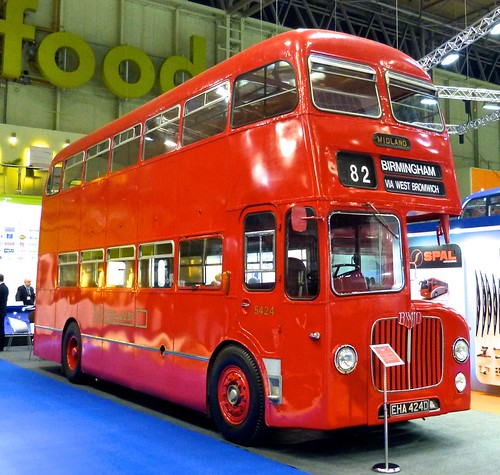 EHA 424D ‘Birmingham & Midland Motor Omnibus Co.’ (Midland Red) D9 No. 5424. BMMO / Willowbrook on Dennis Basford’s railsroadsrunways.blogspot.co.uk’