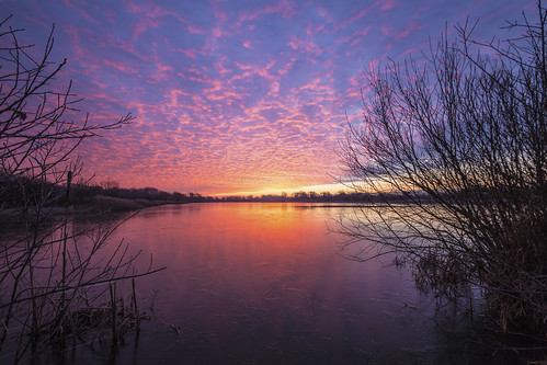 canon6d sunrise dawn clouds sky colour landscape waterscape lake water reflection outdoors nature uk cambridgeshire