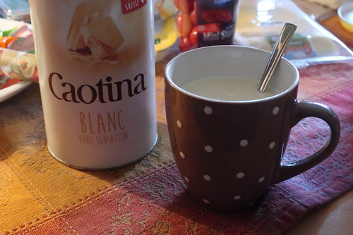 Caotina blanc = Weiße Trinkschokolade