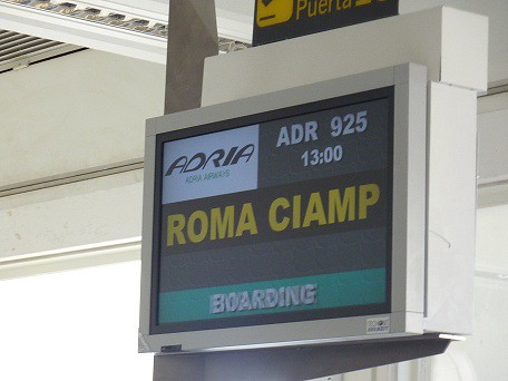 02 Flight Bilbao to Rome