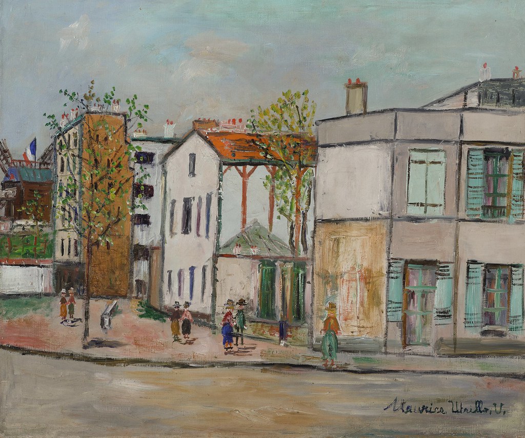 Maurice Utrillo «Rue Montmartre», 1948-50 г.