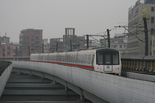 Shenzhen Metro A series (Zhuzhou, Line 1, additional type) in Hourui.Sta, Shenzhen, Guangdong, China /Jan 5, 2019