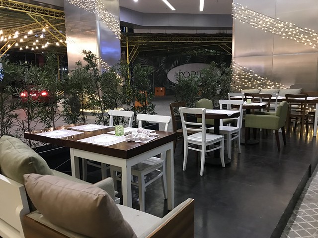 Las Flores Spanish restaurant,  Podium