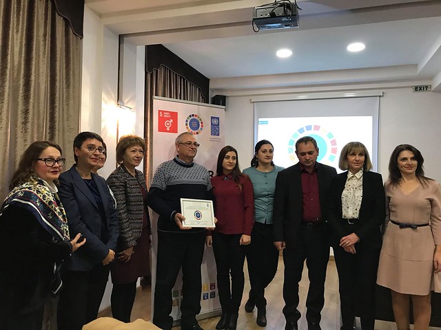 Eight Moldovan public institutions received a diploma recognition for their efforts to advance gender equality