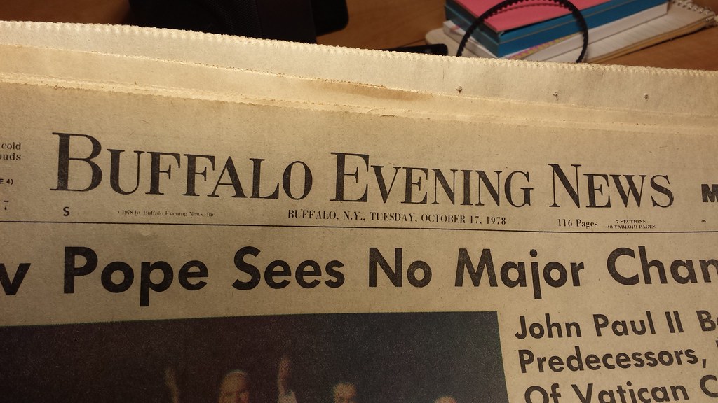 Buffalo Evening News Tuesday October 17 1978