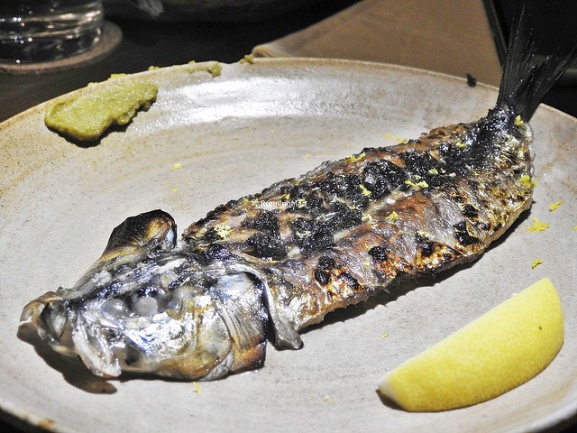 Whole Grilled Iwashi Sardine