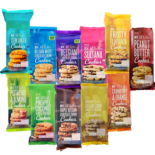 Marks & Spencer All Butter Cookies Line-Up