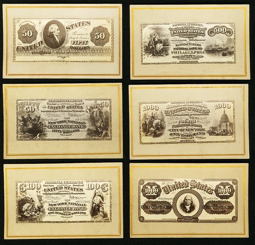 Naramore National Bank Note Cards front
