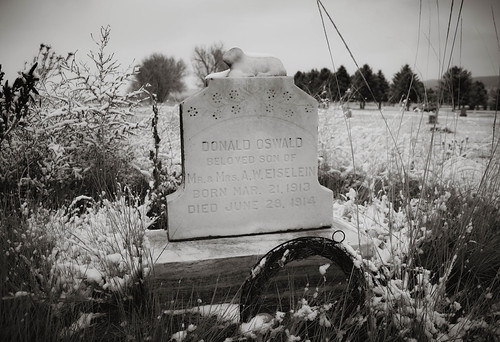 monochrome grave cemetery black white montana winter