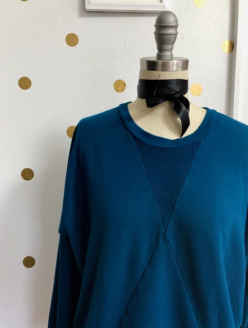 Pinnacle Sweatshirt made with Mood Fabrics