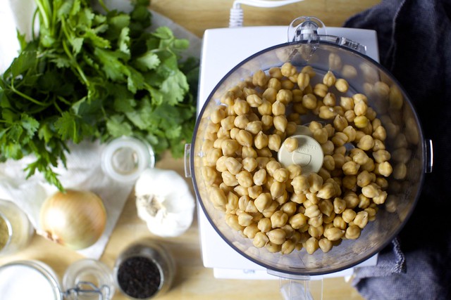 soaked chickpeas and everything else