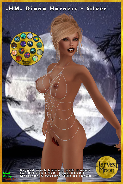 Harvest Moon – Diana Harness – Silver