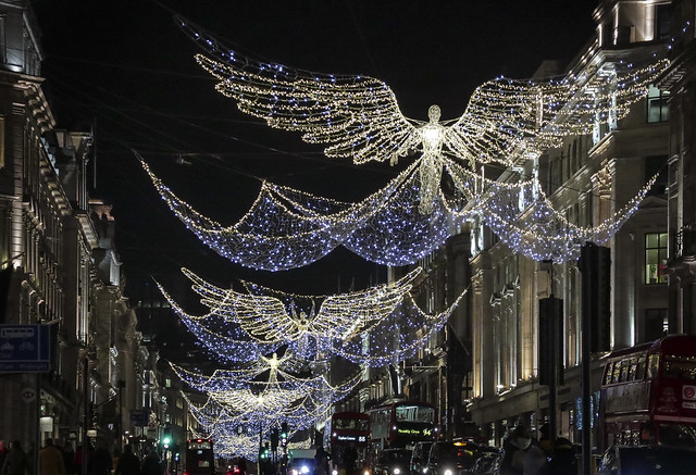 Christmas decoration, London 2018