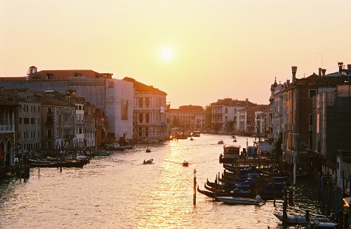 28 Sunset on Grand Canal