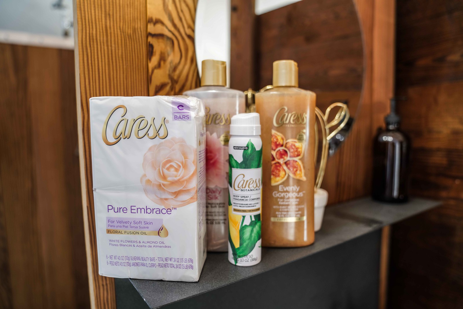 get pampered with caress at h-e-b, the beauty beau