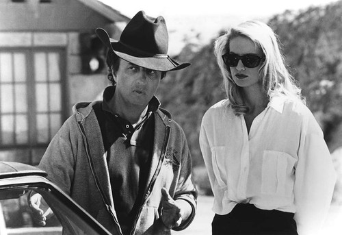 Desperate Hours - Backstage - Michael Cimino and Kelly Lynch