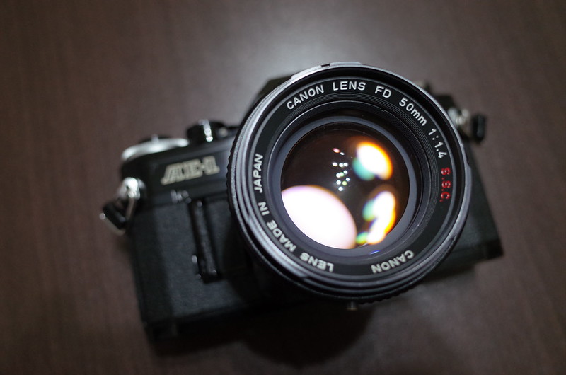 Canon AE 1+Canon Lens FD 50mm f1