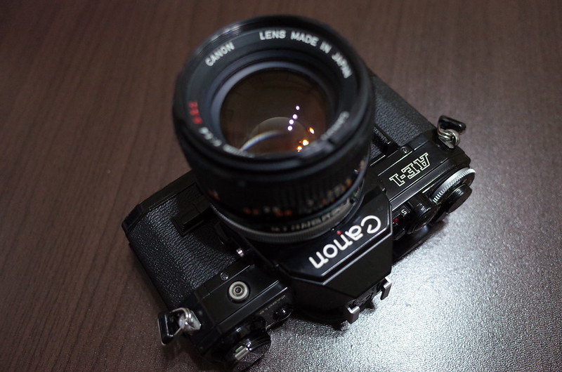 Canon AE 1+Canon Lens FD 50mm f1