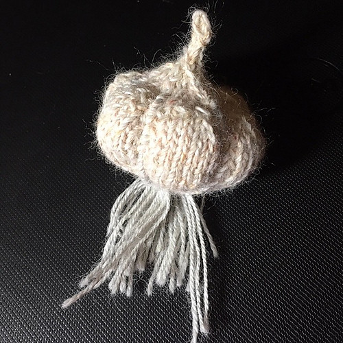Sandi liked Christina’s Head of Garlic by Elissa Brown so much that she had to knit one too!