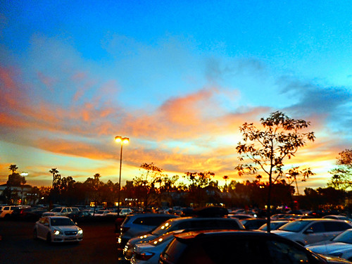 ranchosantamargarita california photo digital winter parkinglot sunset clouds