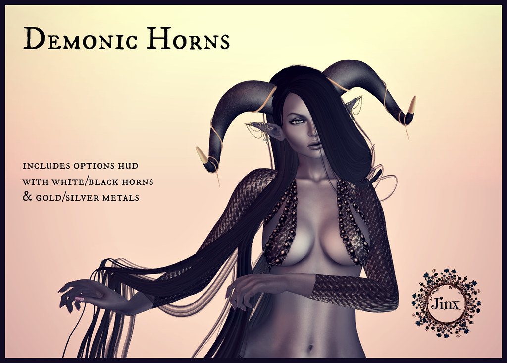Jinx  Demonic Horns with hud - Poster - TeleportHub.com Live!