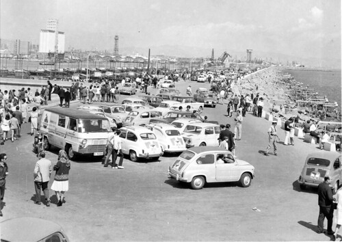 cotxes port de Barcelona 1967