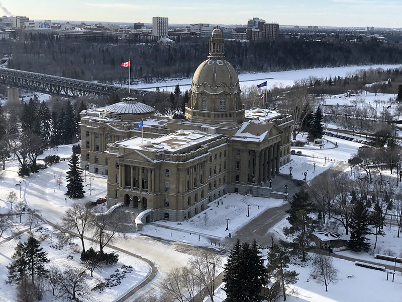 Government centre Edmonton January 4 2019