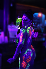 Black Lighted & Body Painted