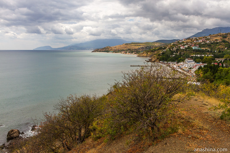 Побережье Черного моря в Малореченском